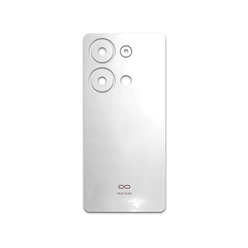 برچسب پوششی ماهوت مدل Metallic-White مناسب برای گوشی موبایل شیائومی Redmi Note 13 Pro 4G