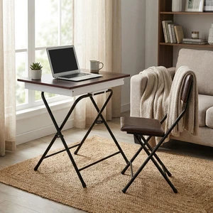 میز لپ تاپ میزیمو مدل باکسدار تاشو کد 102
