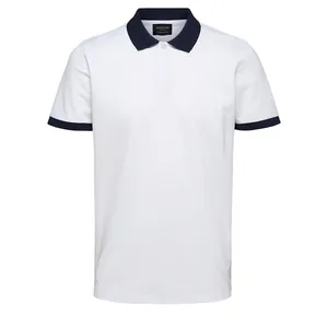 پولوشرت آستین کوتاه مردانه سلکتد مدل James Flex