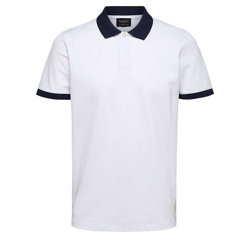 پولوشرت آستین کوتاه مردانه سلکتد مدل James Flex