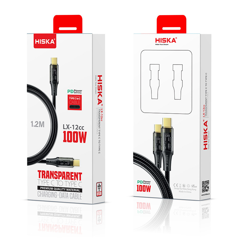 کابل USB-C  هیسکا مدل LX-12CC طول 1 متر
