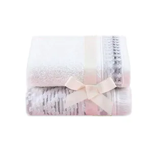حوله دستی مادام کوکو مدل Annabel سایز 50x70 سانتی متر مجموعه 2 عددی