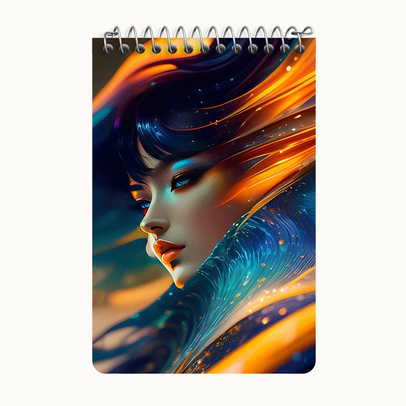 دفتر یادداشت 50 برگ خندالو طرح دخترانه کد F9381