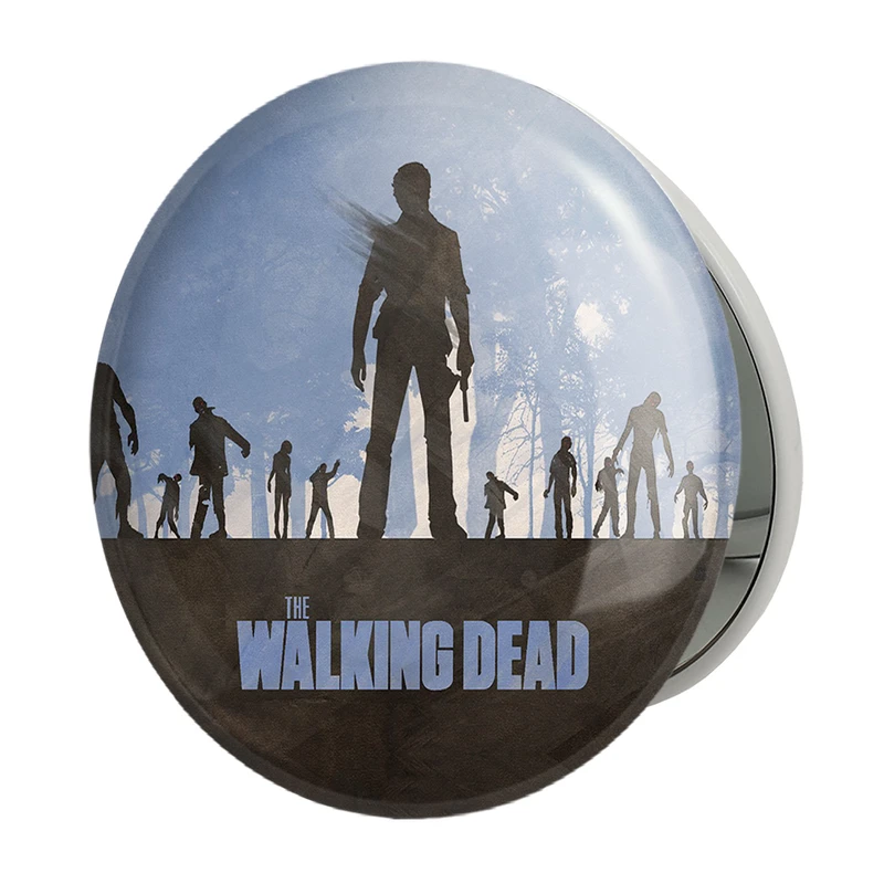 آینه جیبی خندالو طرح سریال مردگان متحرک The Walking Dead مدل تاشو کد 10184 