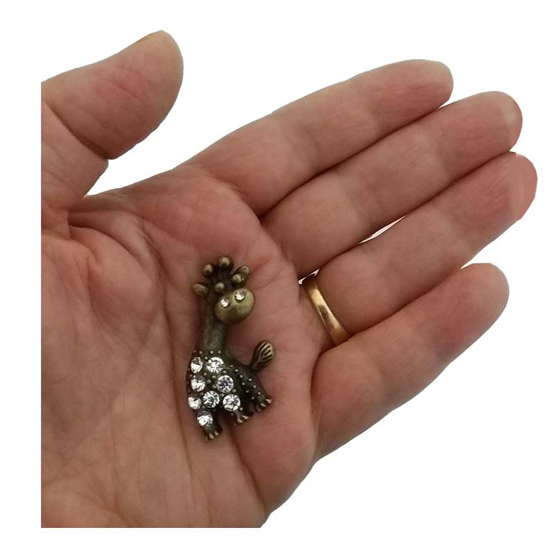 گل سینه دخترانه مدل حیوانات کد A1-06 مجموعه 6 عددی