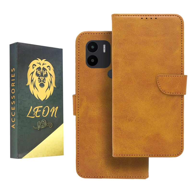 کیف کلاسوری لئون مدل Khoshi مناسب برای گوشی موبایل شیائومی Redmi A1 Plus