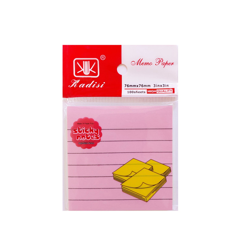 کاغذ یادداشت چسب دار مدل Memo