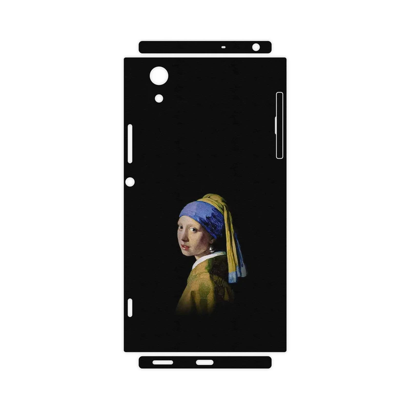 برچسب پوششی ماهوت مدل Girl with a Pearl Earring of Vermeer-FullSkin مناسب برای گوشی موبایل سونی Xperia XA1