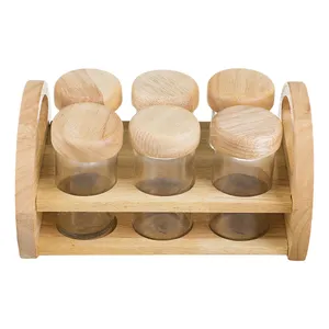 ست جا ادویه 7 پارچه لونا مدل Nature کد 99069