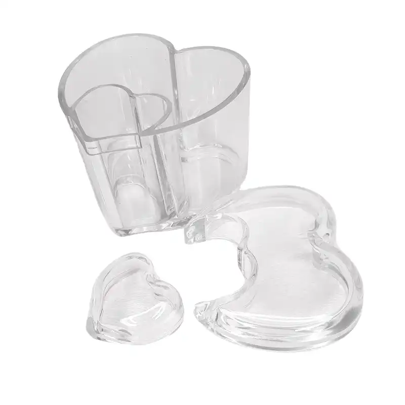 استند پد و پنبه آرایشی مدل قلبي