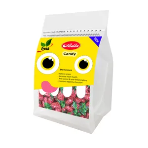 آبنبات با طعم توت فرنگی و مغز پاستیل آیدین - 500 گرم