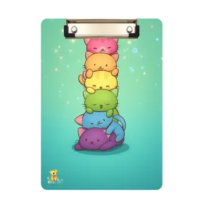 تخته شاسی بانیبو طرح گربه های رنگی کد 2760  سایز a4