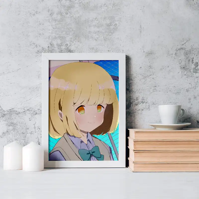 تابلو خندالو مدل هاچیمتیسو انیمه شیکیموری کد 15861