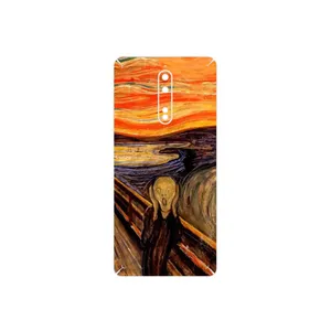 MAHOOT The Scream of Munch Cover Sticker for Nokia 8