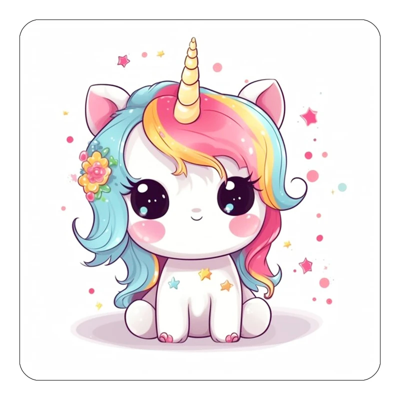 مگنت کاکتی طرح اسب تک شاخ و یونیکورن مدل mp29734