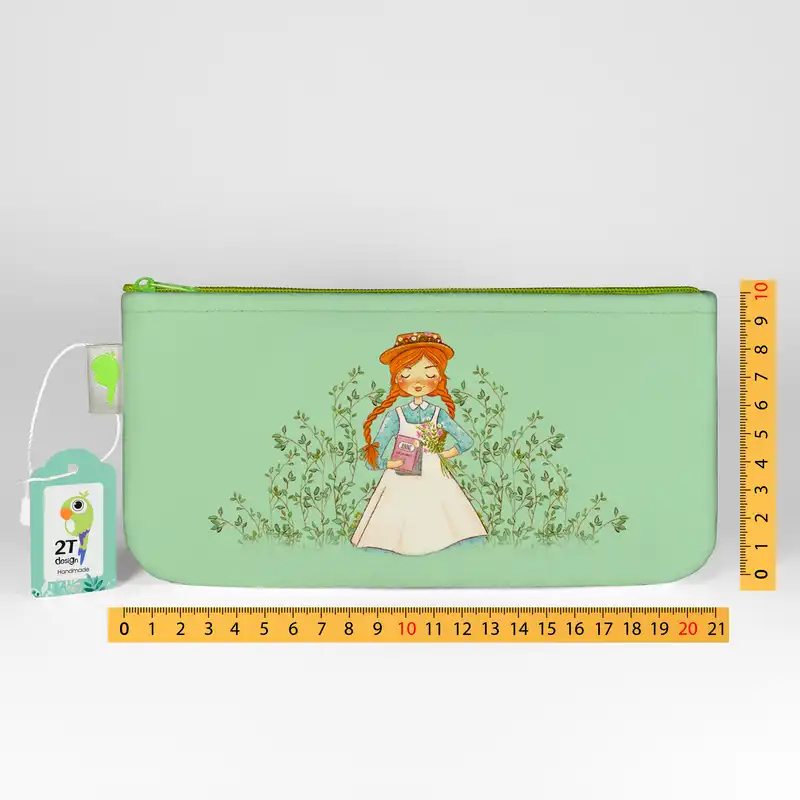 جامدادی طوطی دیزاین طرح دختر گلفروش مدل MLK-40