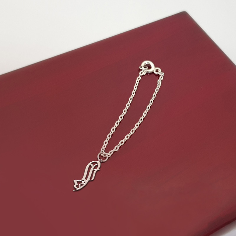 آویز ساعت نقره زنانه ترمه 1 طرح آتنا کد mas 0068