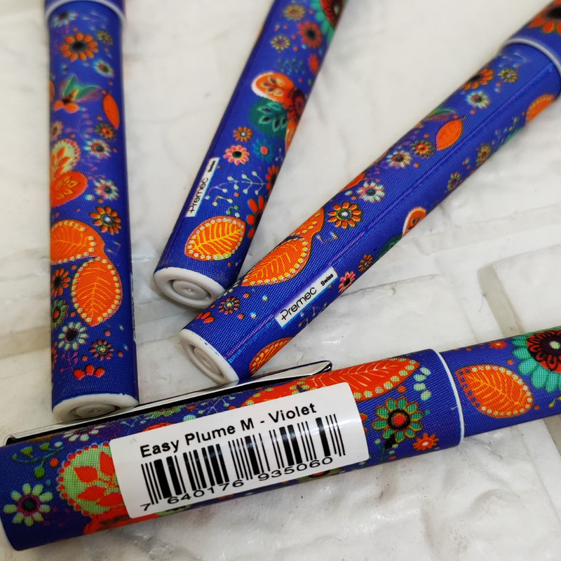 خودنویس پریمک طرح گل مدل Easy plume violet