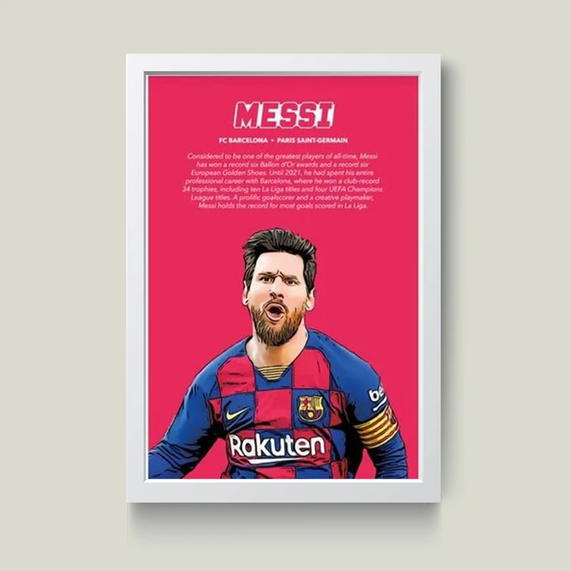 تابلو مدل دکوراتیو مسی messi کدG7-17