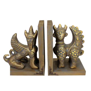 نگهدارنده کتاب مدل تندیس حیوانات خیالی مجموعه 2 عددی