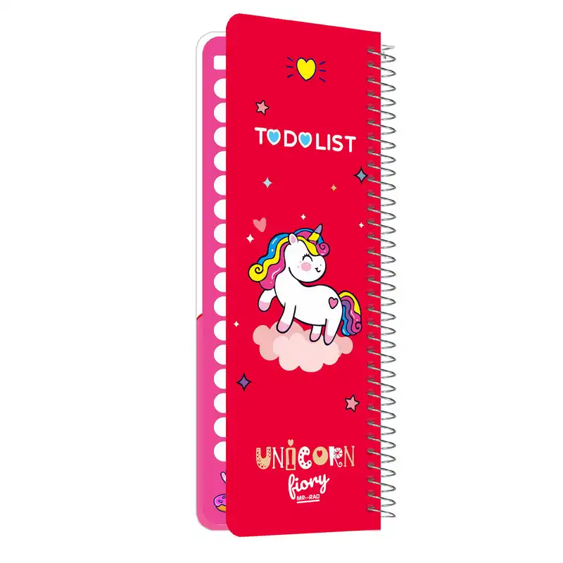 دفترچه یادداشت مستر راد مدل to do list طرح یونیکورن کد unicorn 1577