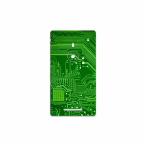 MAHOOT Green Printed Circuit Board Cover Sticker for Nokia Lumia 925