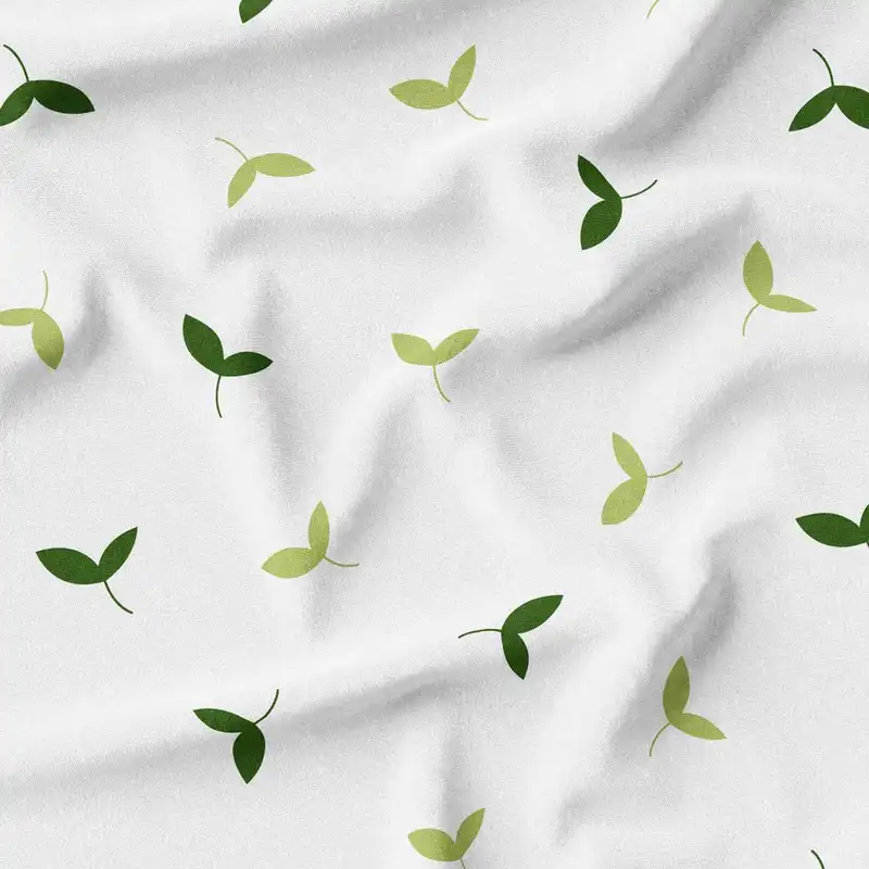 پارچه لباس پارچه باما مدل کرپ بوگاتی طرح برگ ریز کد 6011278