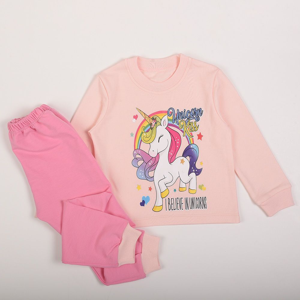 ست تی شرت آستین بلند و شلوار بچگانه سپیدپوش کد 1403112901 -  - 3