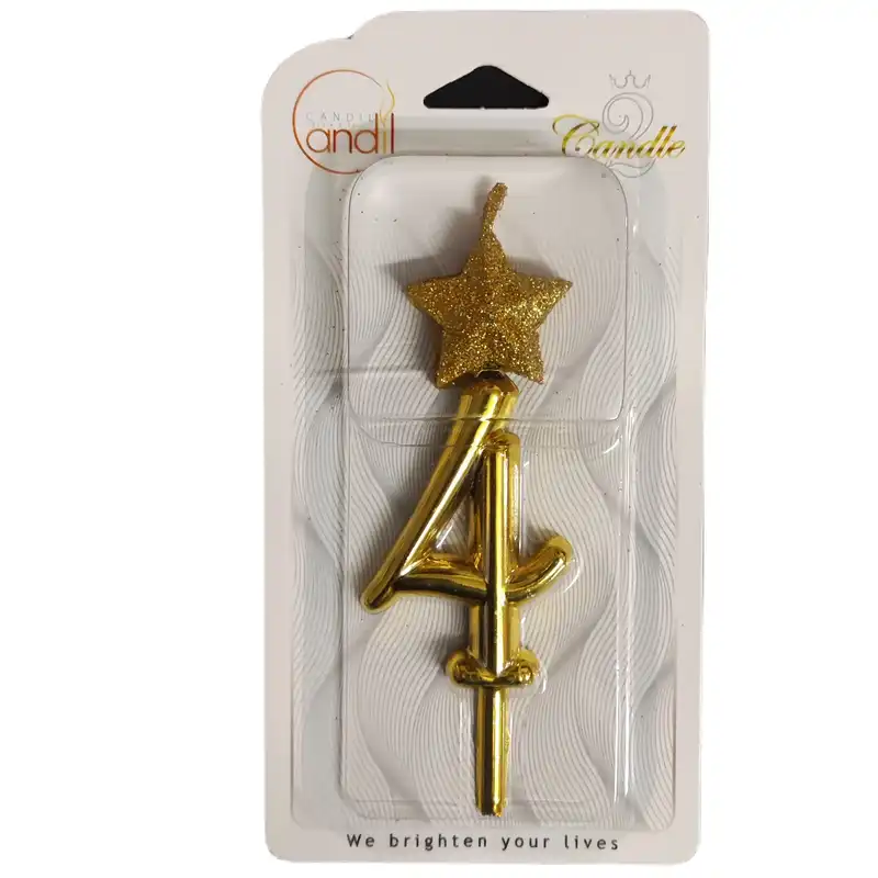 شمع تولد مدل عدد 4