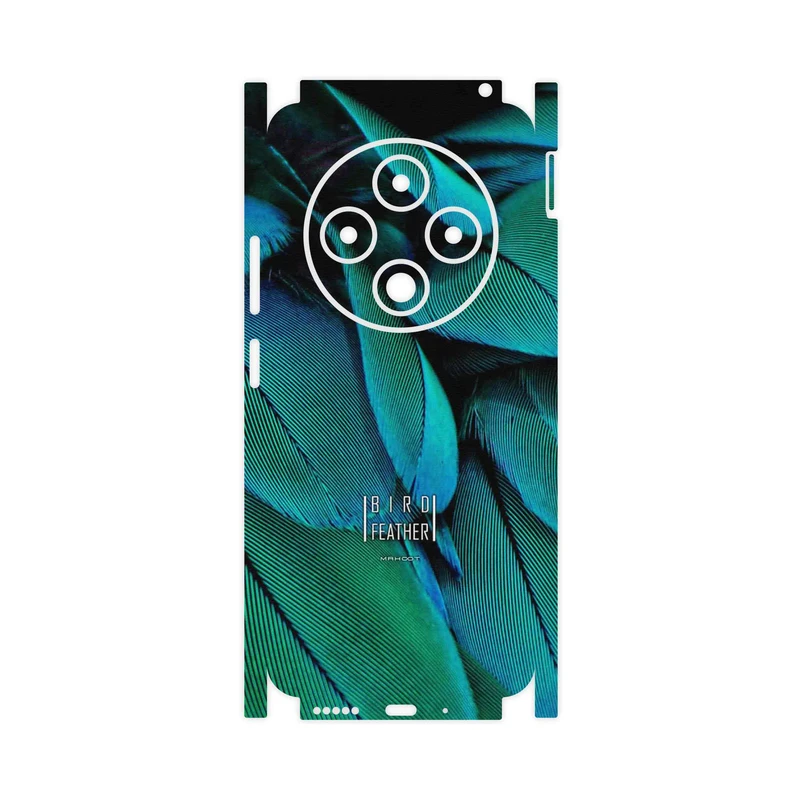 برچسب پوششی ماهوت مدل Green Feather-FullSkin مناسب برای گوشی موبایل شیائومی Redmi 14C