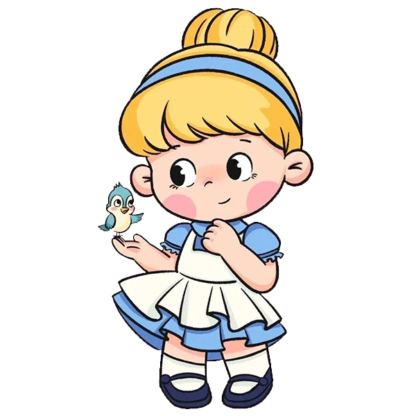 استیکر پارچه و لباس پاد آفرین طرح کارتونی کد 5434