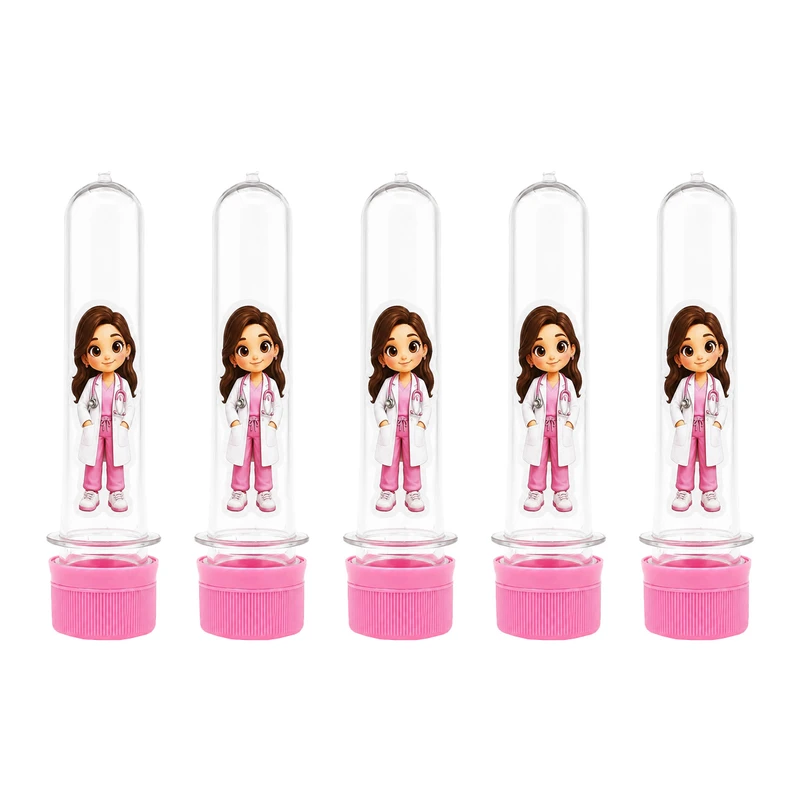کپسول گیفت اسمارتیز مدل خانم دکتر Doctor Girl کد A02 مجموعه 5 عددی