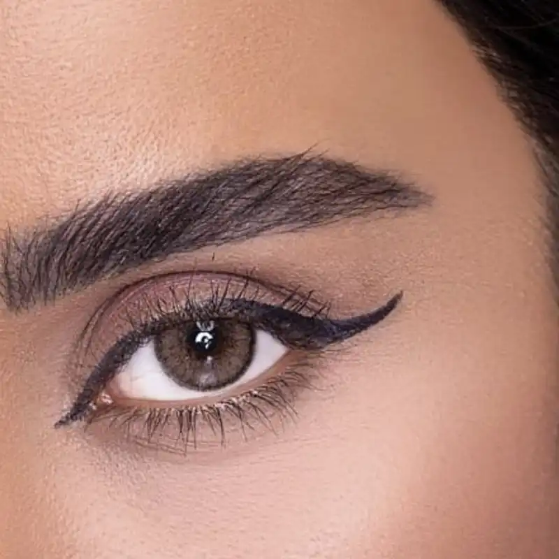 لنز چشم هرا کد 1317 مدل عسلی خاکستری دور دار