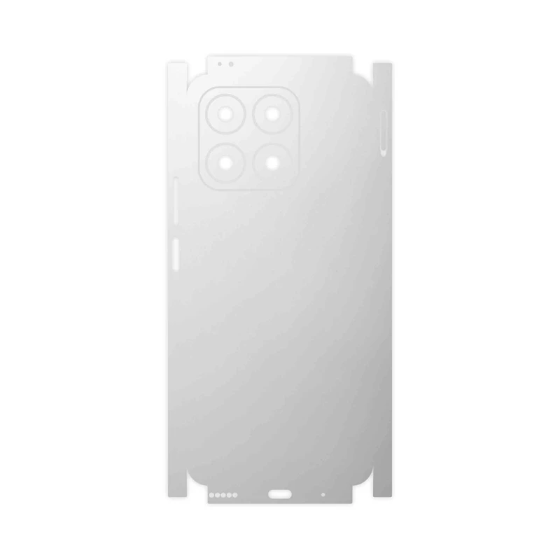 برچسب پوششی ماهوت مدل Matte-White-FullSkin مناسب برای گوشی موبایل آنر X8a