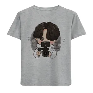 تی شرت آستین کوتاه بچگانه مدل پسرک عکاس F252