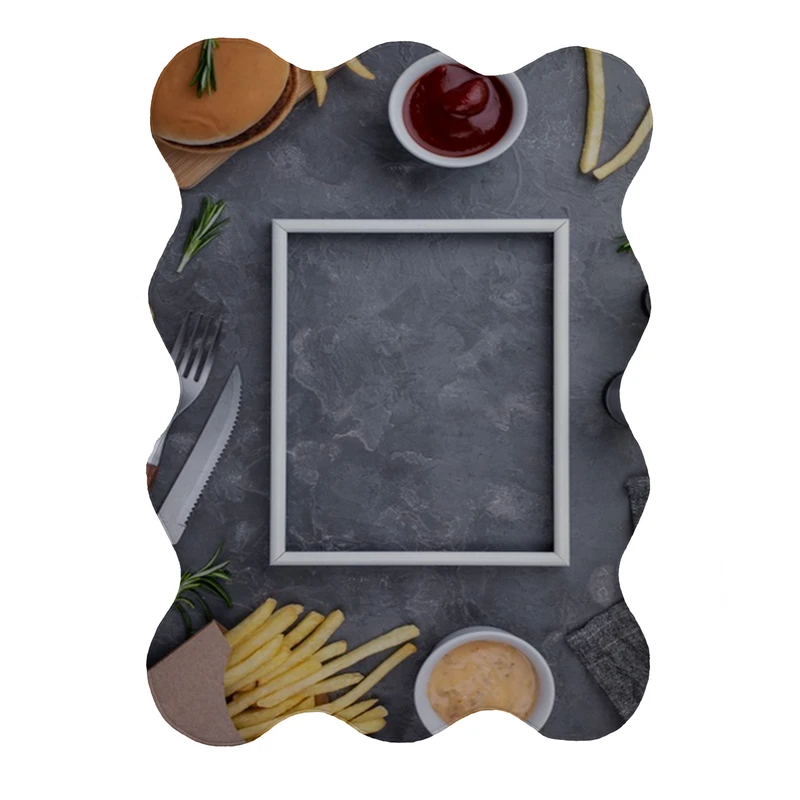 پادری مدل دالبر طرح خوراکی کد 8272 سایز 80x110 سانتی متر 