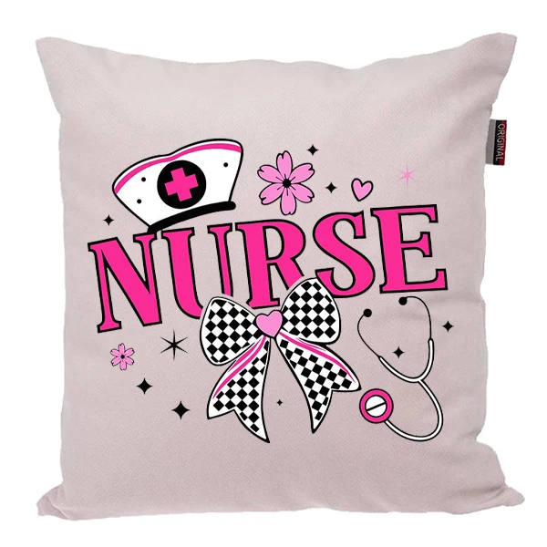 کوسن پاد آفرین مدل پرستاری روز پرستار کادر درمان بیمارستان کد PK401615 سایز 40*40 سانتی متر