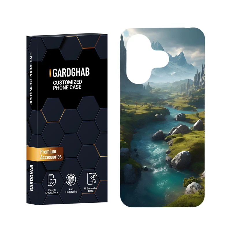 کاور گارد قاب مدل هنری مناسب برای گوشی موبایل شیائومی Redmi 13