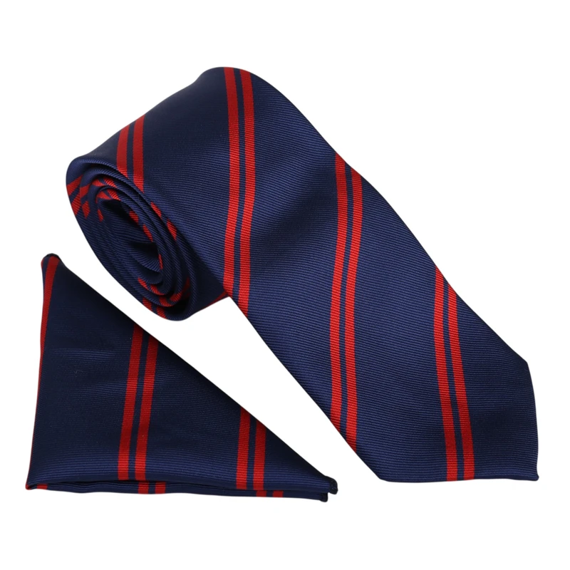 ست کراوات و دستمال جیب مردانه نسن مدل T255