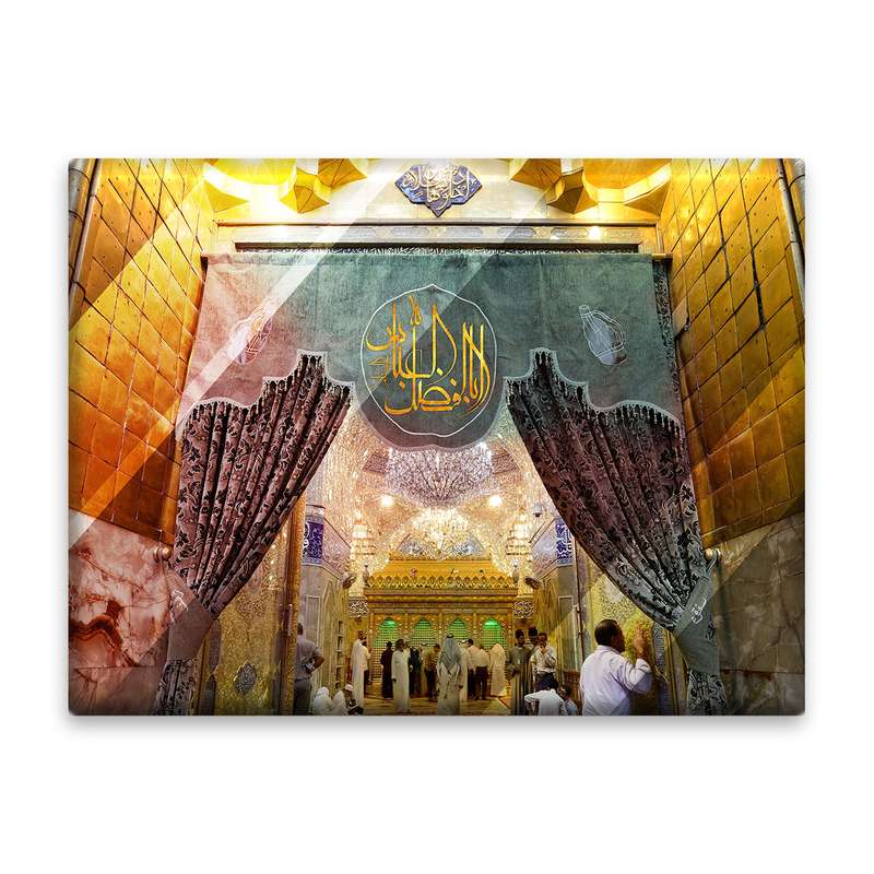 کاشی اطلس آبی طرح اباالفضل عباس  مدل T4619