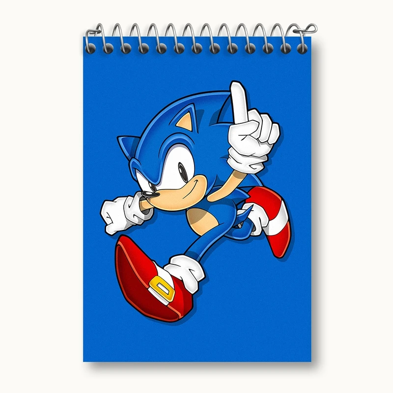 دفتر یادداشت 50 برگ خندالو مدل سونیک (Sonic) کد 37017