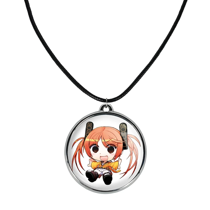 گردنبند خندالو مدل انجو انیمه گلوله سیاه کد 3584335844