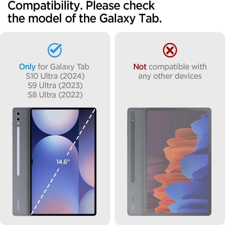 کیف کلاسوری اسپیگن مدل Rugged Armor Pro مناسب برای تبلت سامسونگ Galaxy Tab S10 Ultra / S9 Ultra / S8 Ultra