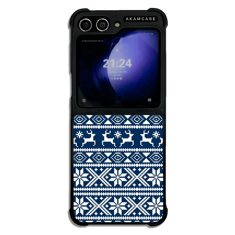 کاور آکام مدل AMC-WSGZFLIP5-WINTER FABRIC10 مناسب برای گوشی موبایل سامسونگ Galaxy Z Flip 5