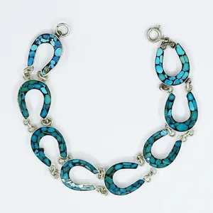 دستبند نقره زنانه سلین کالا مدل فیروزه کد ce-As13