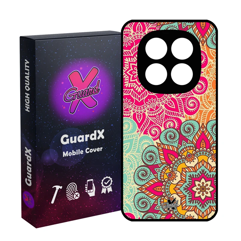 کاور گارد ایکس طرح Mandala مدل 10214 مناسب برای گوشی موبایل شیائومی Redmi Note 14 Pro 4G