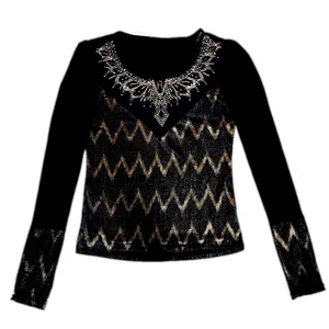 بلوز آستین بلند زنانه مدل مخملی