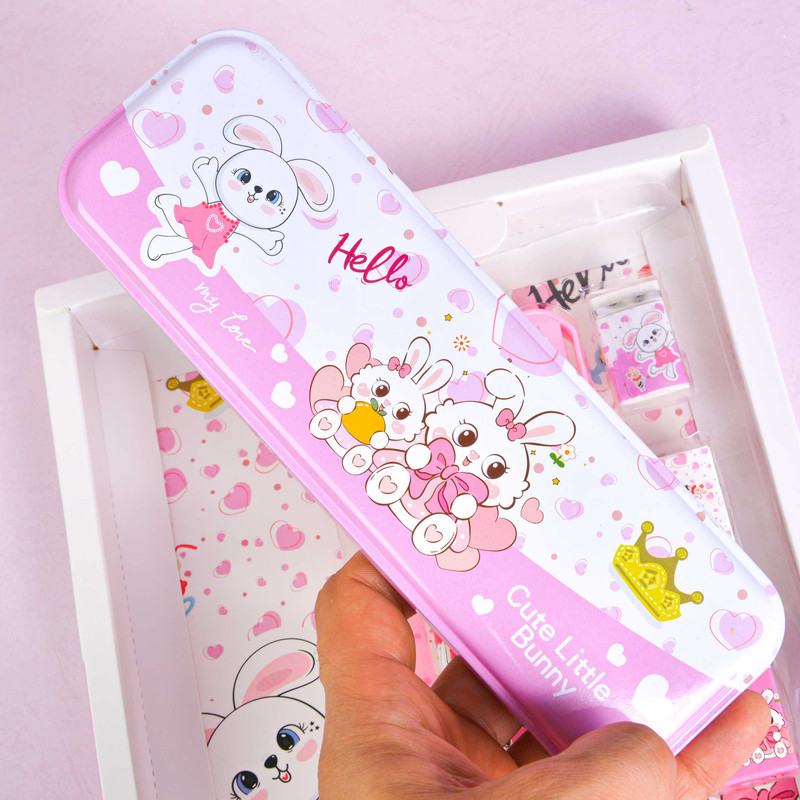 بسته لوازم تحریر مدل خرگوش کد CD-8015 مجموعه 7 عددی