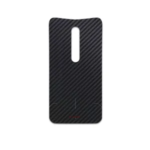 MAHOOT Black-Carbon-Fiber Cover Sticker for Motorola Moto X Style