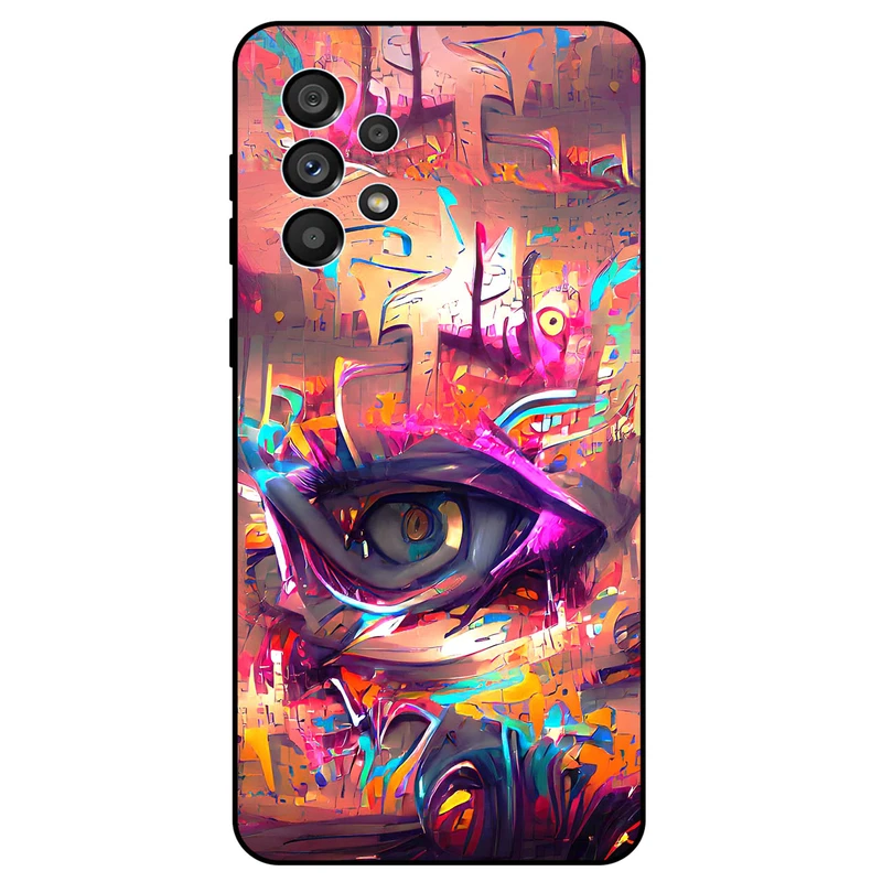 کاور مگافون طرح چشم مدل 2823 مناسب برای گوشی موبایل سامسونگ Galaxy A53 5G         